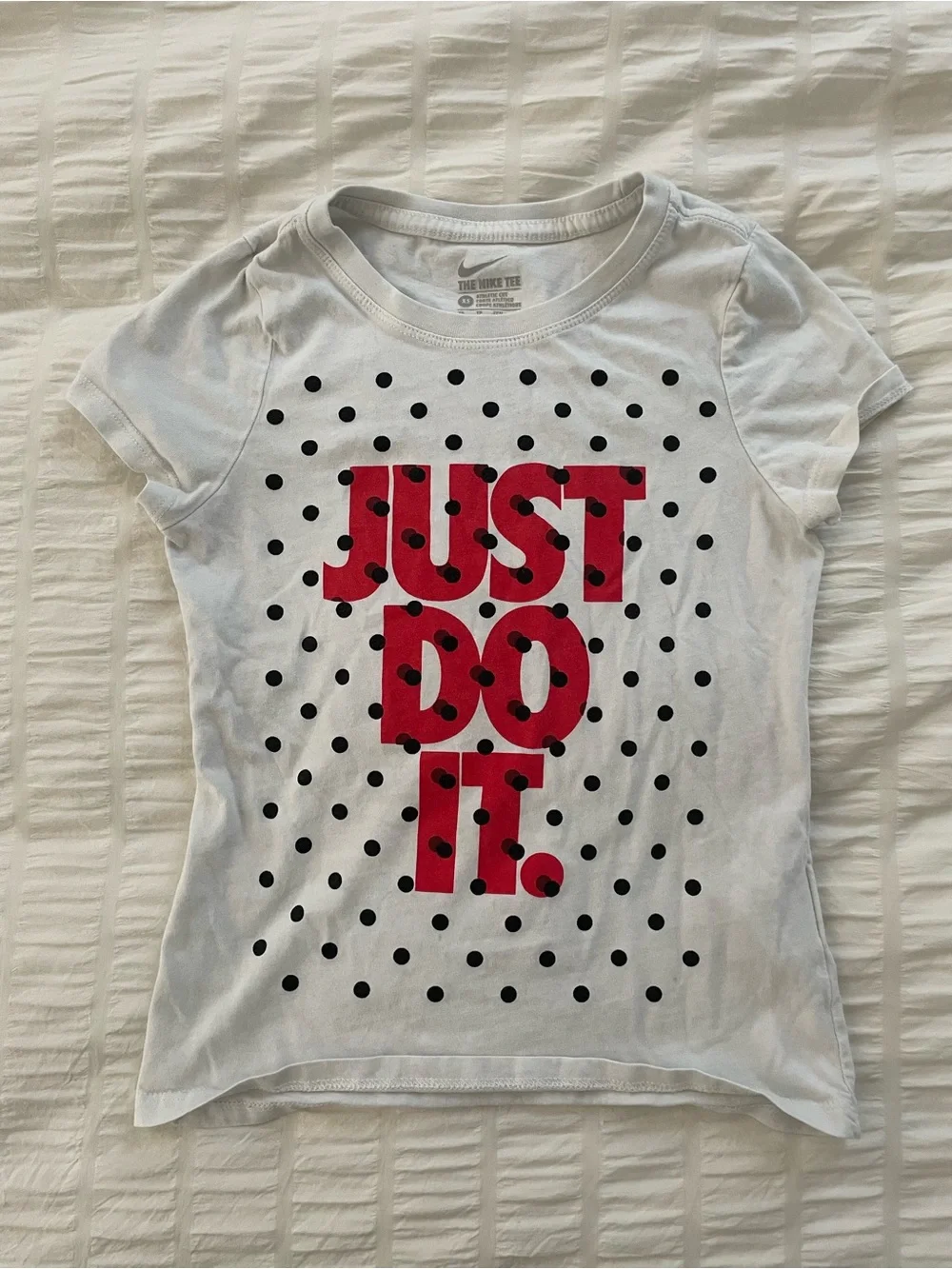 Nike Girls XS 6x Tee Bundle in White, Blue, Black, Heather Blue